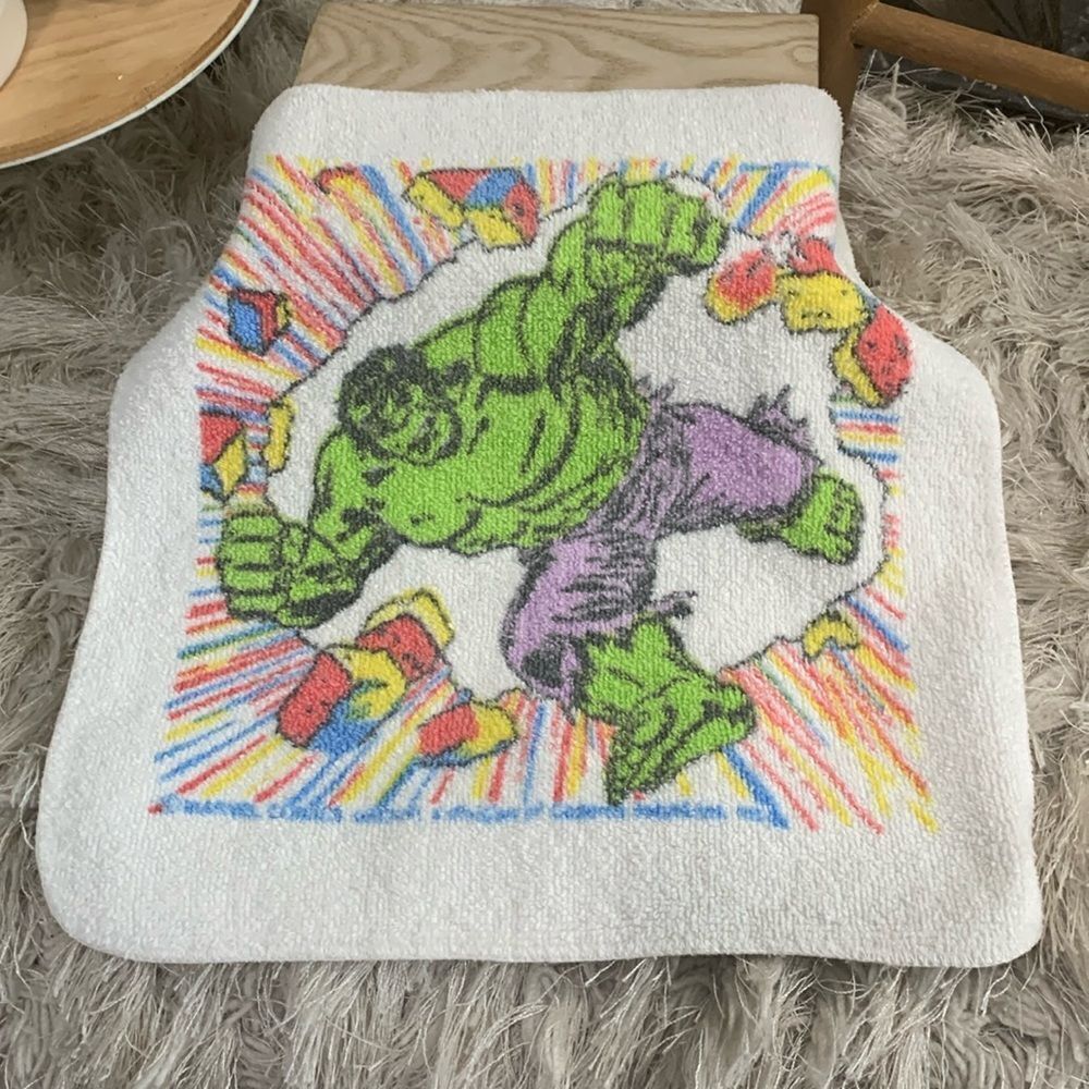 Hulk Cannon Incredible Hulk Smash Marvel Comics Washcloth Vintage‎